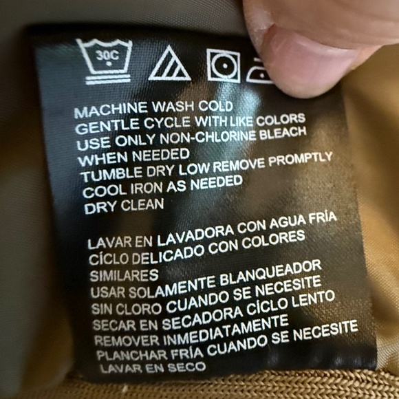 2026 PRICE REDUCTION:  WEATHERPROOF, TAN, QUILTED JACKET, 2XL - Picture 10 of 10